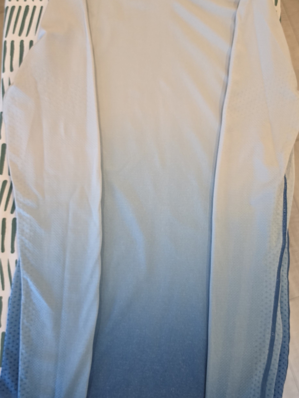 Blue Ombre Scrub Top, Pants, And Underscrub - Picture 7 of 8